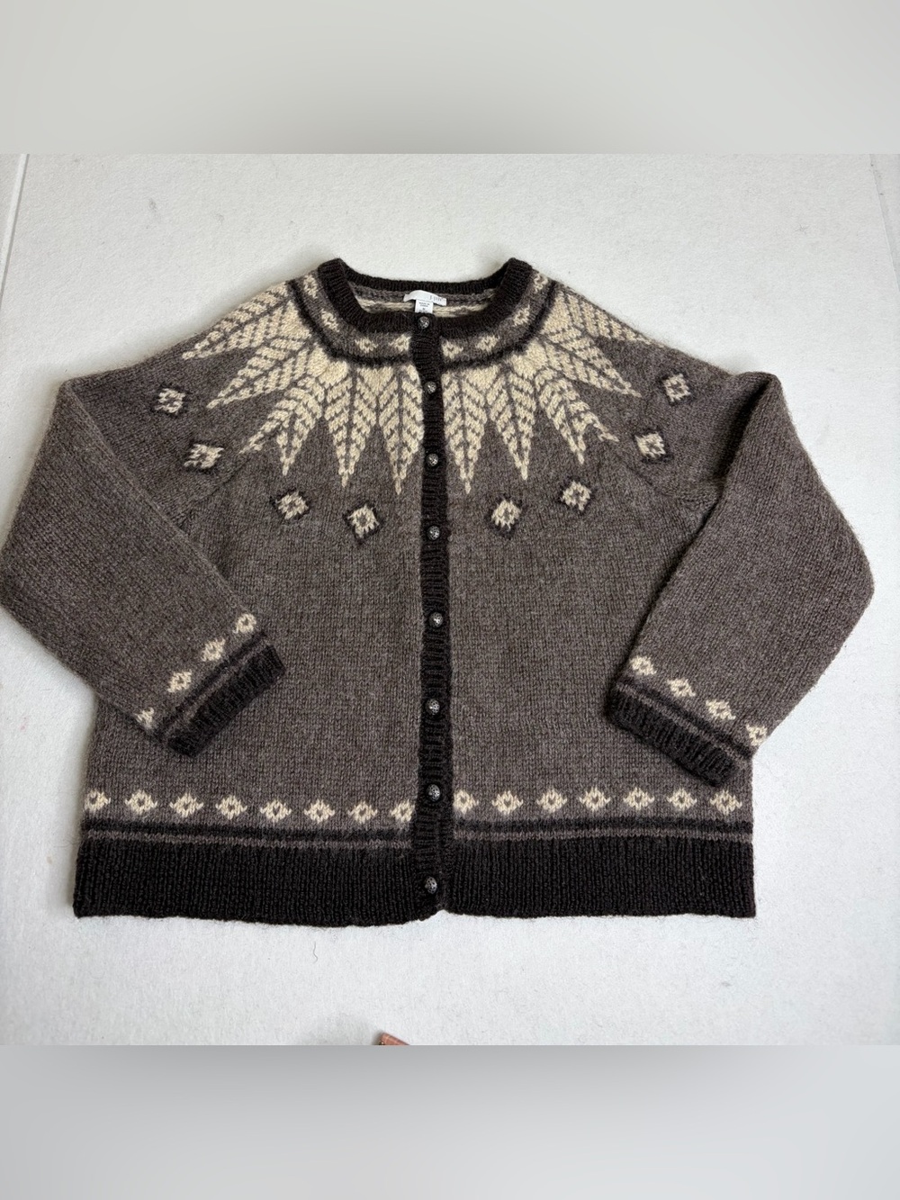J Jill wool blend cardigan sweater MP